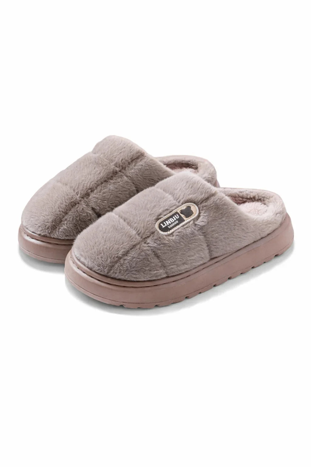 Chaussons marron clair fourrés laine Homme | Fourrés
