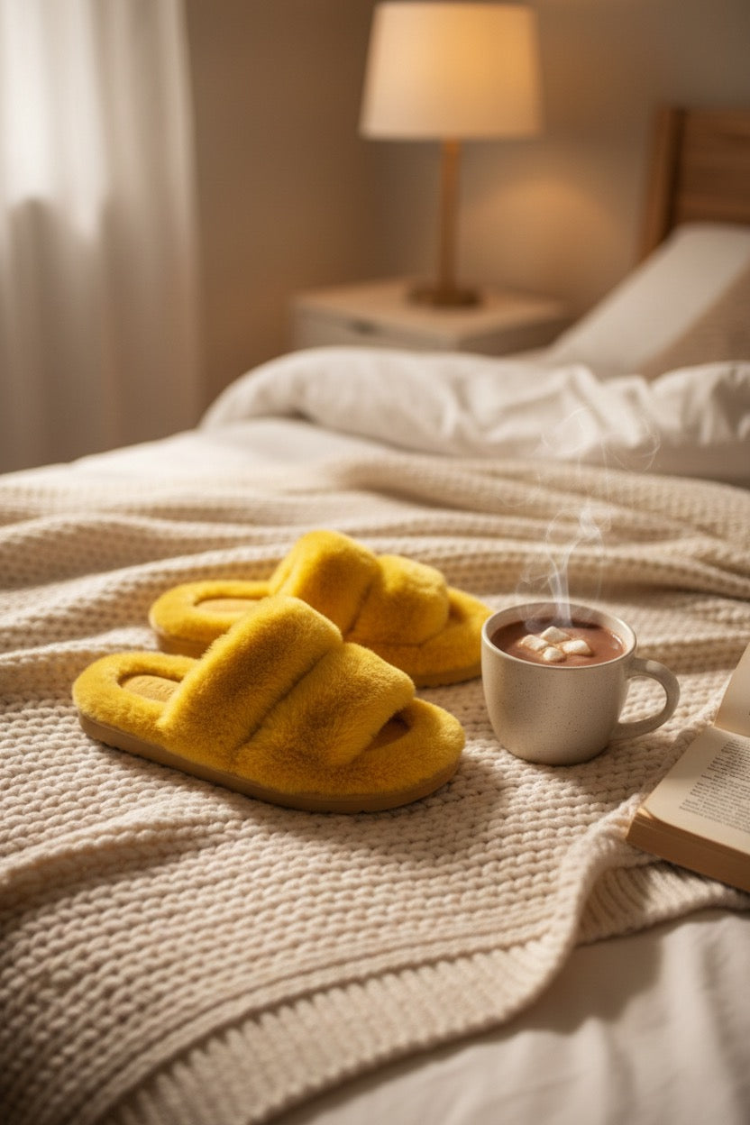 Chaussures hiver jaune femme | Confortables, élégantes & Antidérapants