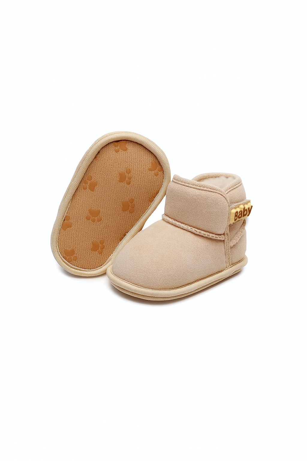 Chaussons extérieur rose bébé | Semelle Souple