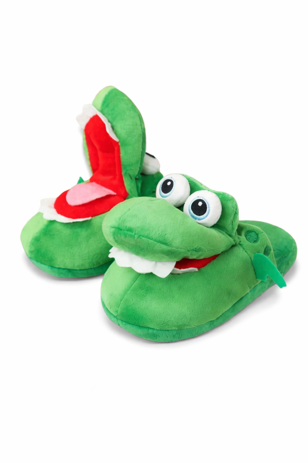 Chaussons fourrés chauds enfant vert | Fourrés