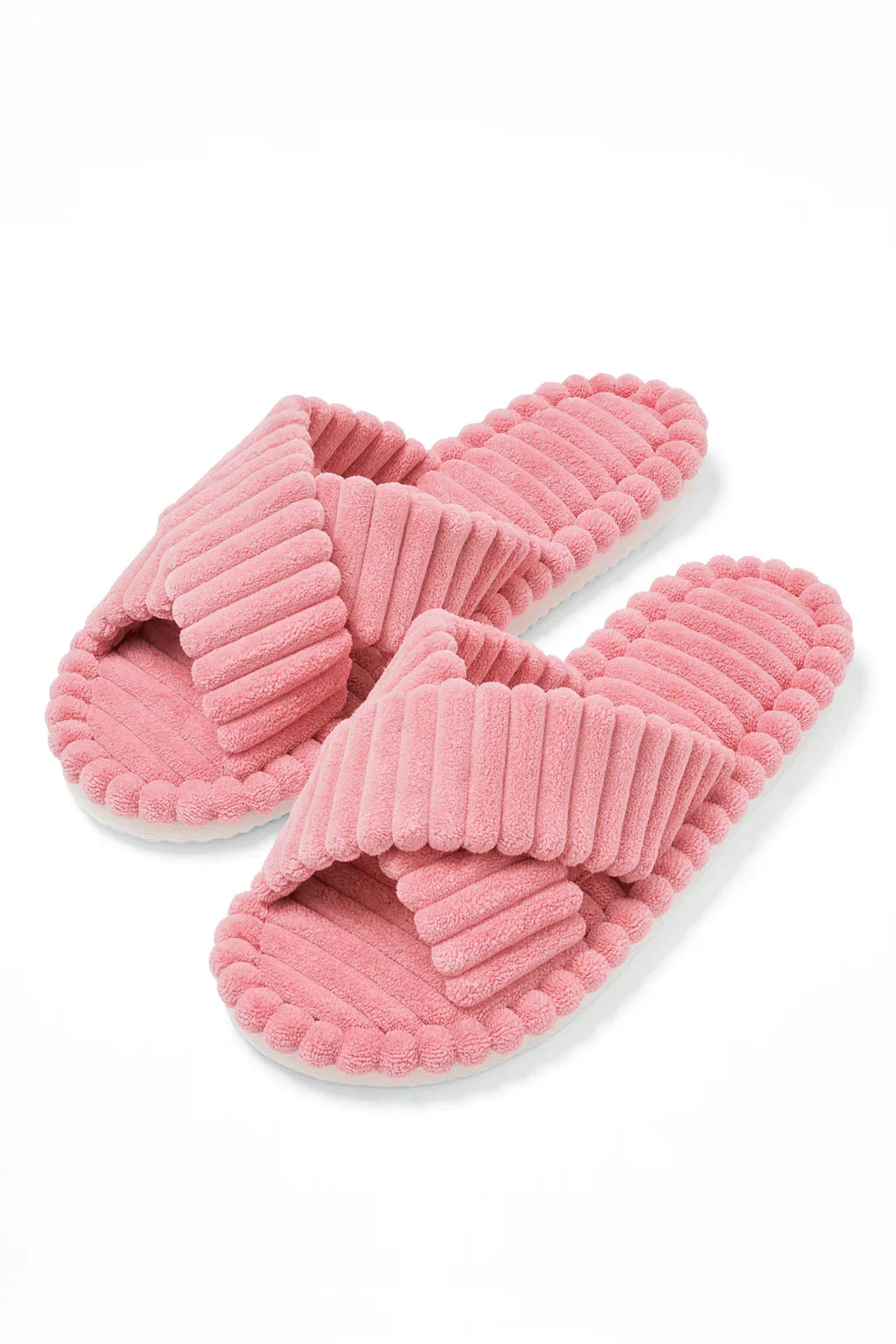Chaussons orthopédiques rose femme | Confortables, mémoire de forme & Antidérapants