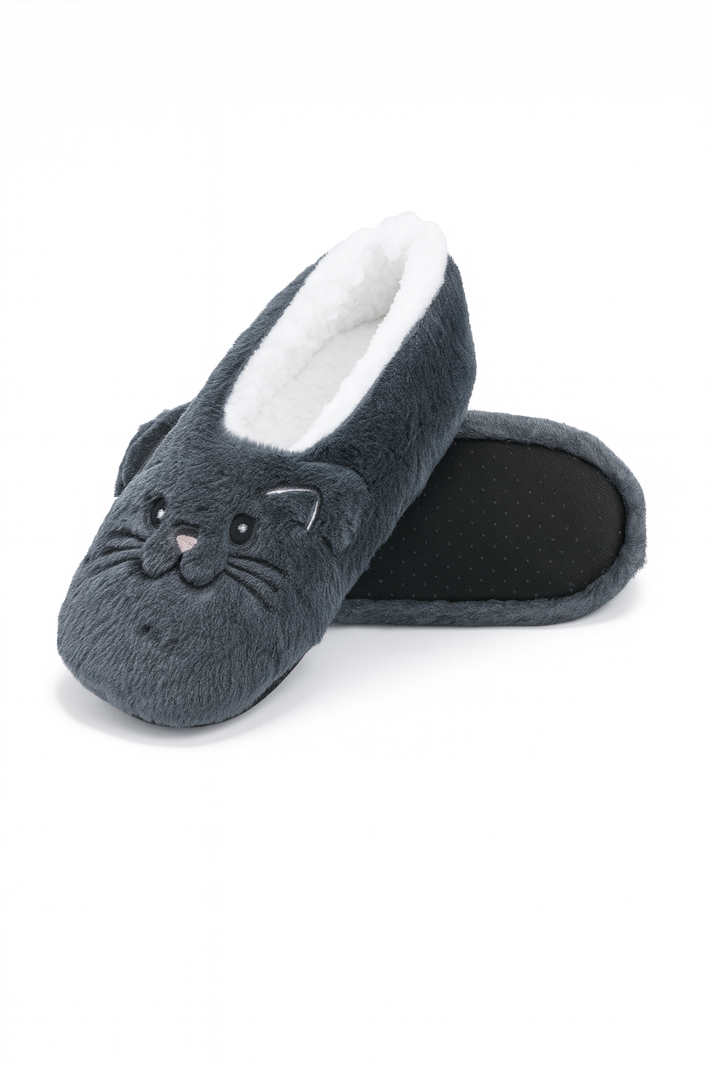 Chaussons ballerine Gris | Semelle Souple