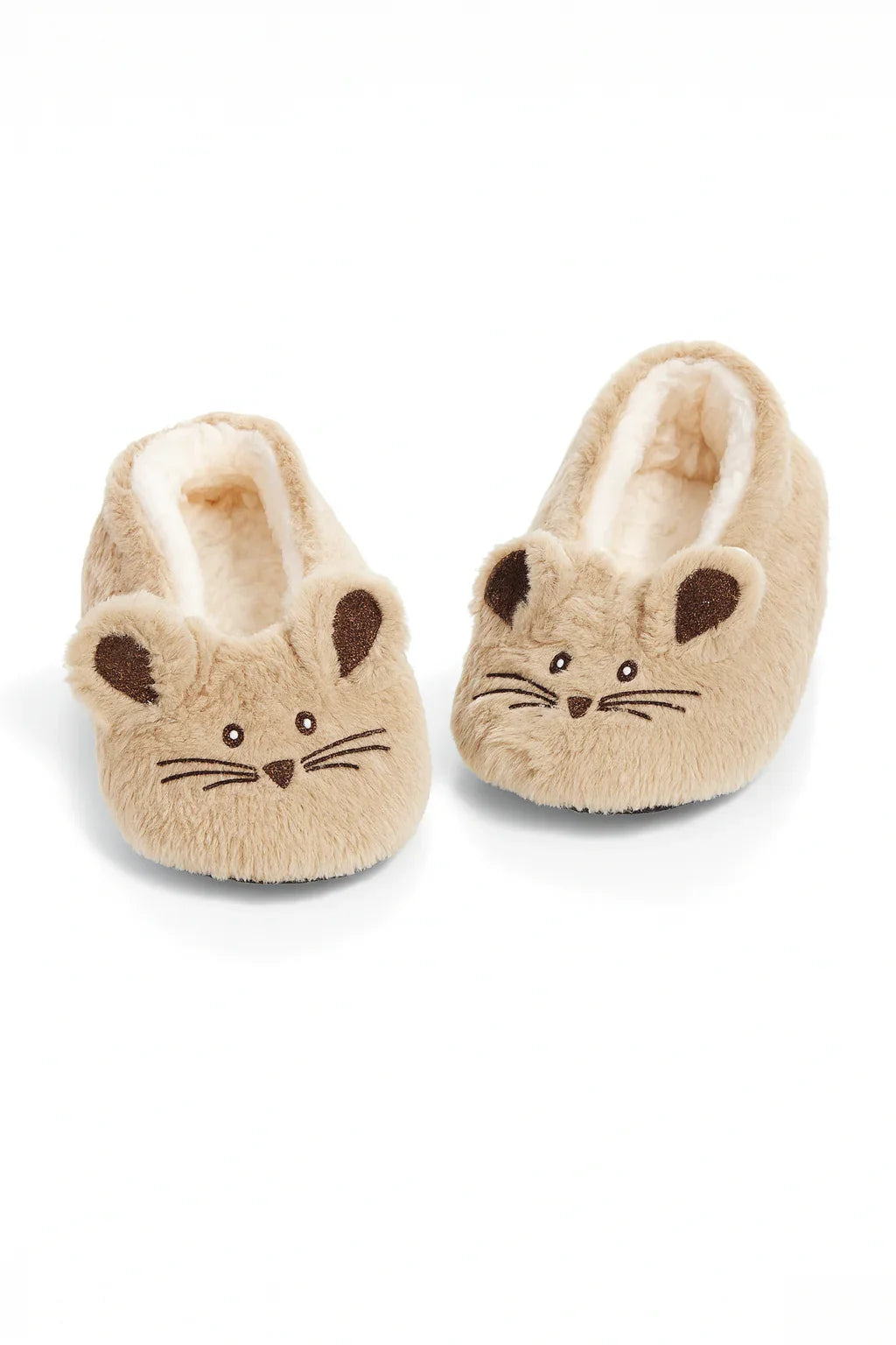 Chaussons ballerines beige élégant confort femme | Semelle Souple & antidérapants