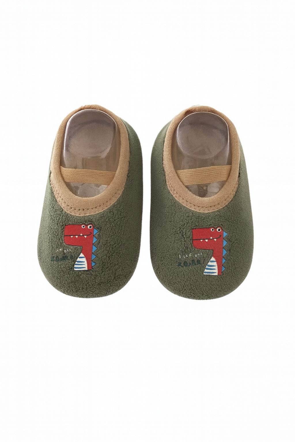 Chaussons bébé vert made in france | Semelle Souple