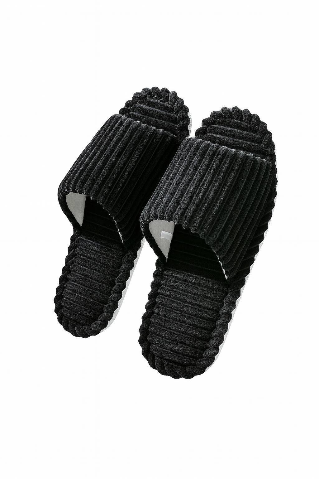 Chaussons noirs homme | Confortables & Antidérapants