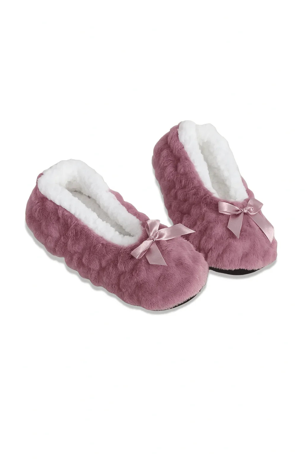 Chaussons noeud rose ballerine | Semelle Souple