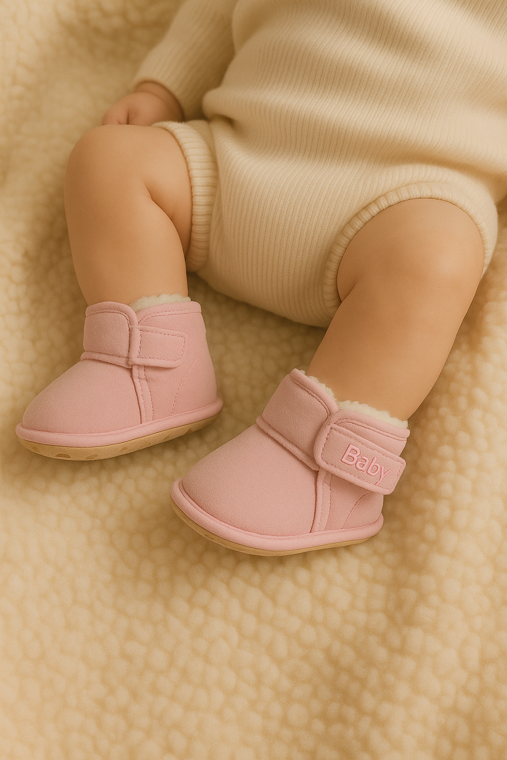 Chaussures bébé rose | Semelle Souple