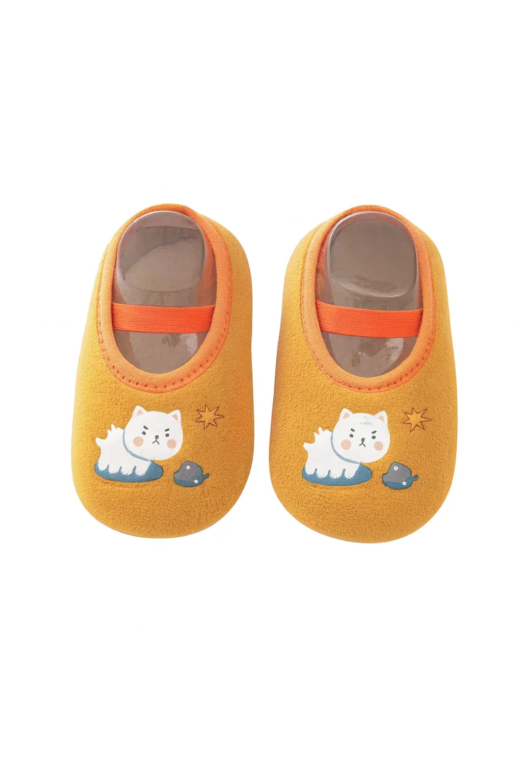 Chaussures bébé special premier pas orange | Semelle Souple