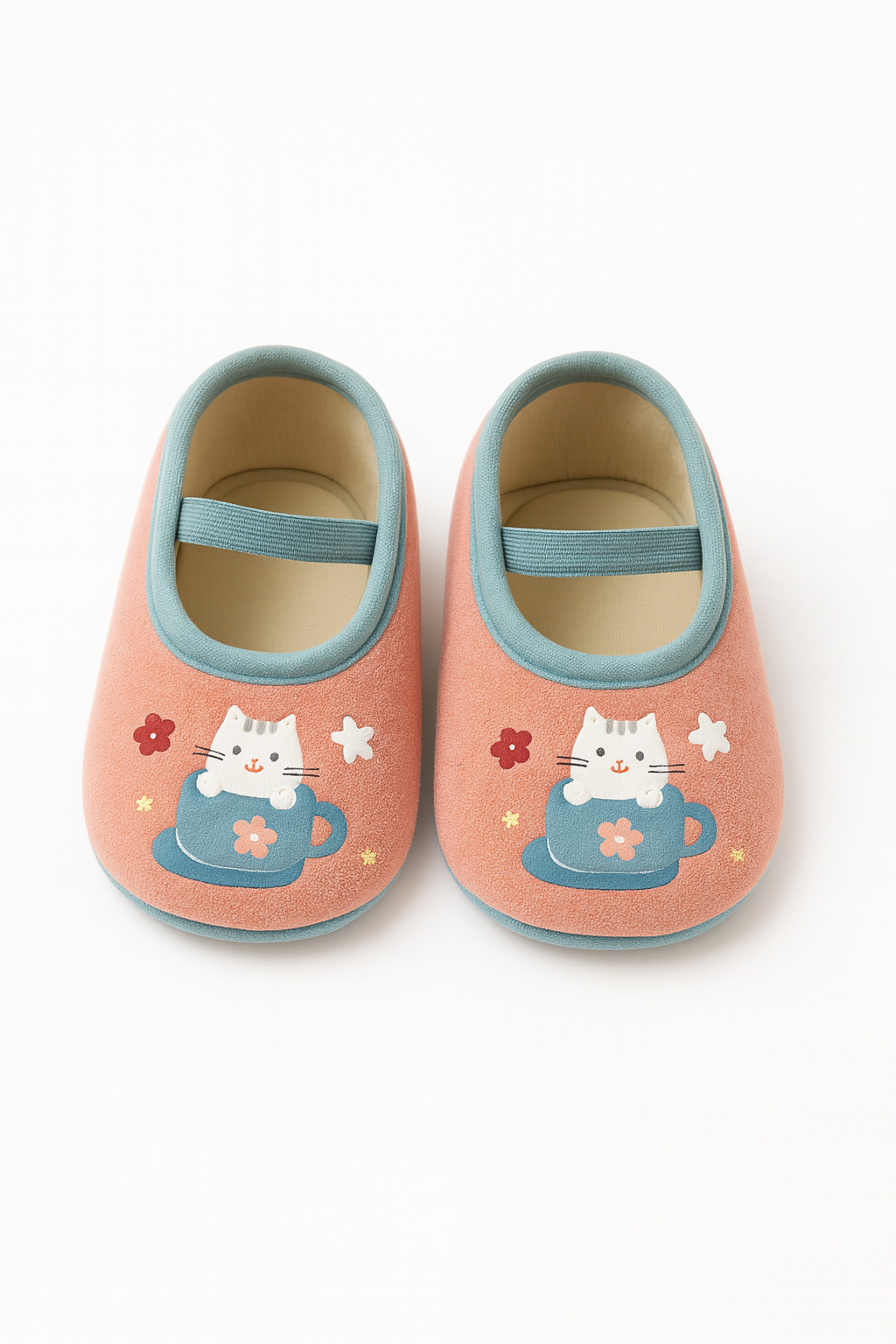 Chaussures souples rose bébé premier pas | Semelle Souple