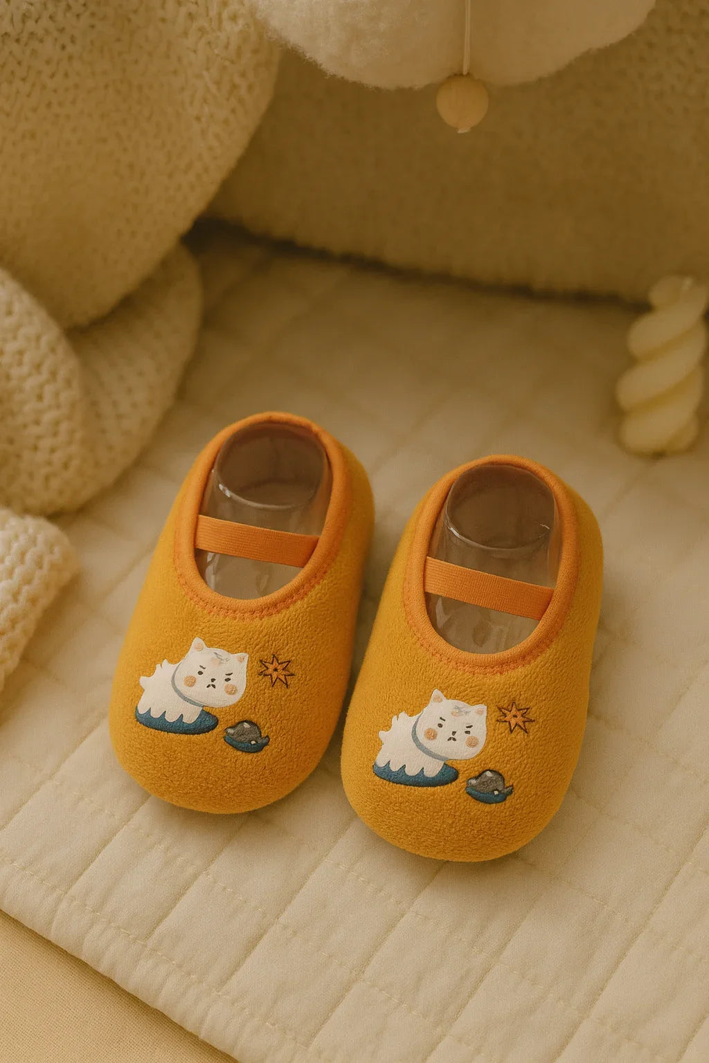 Chaussures bébé special premier pas orange | Semelle Souple